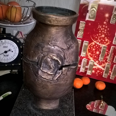 Vase vor der Bearbeitung